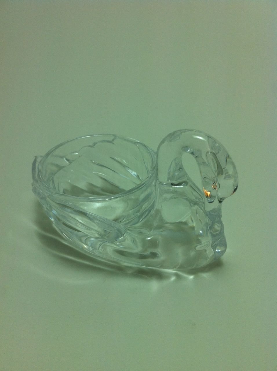 Pvc Kristal kuğulu mumluk 10 Ad./Pkt.