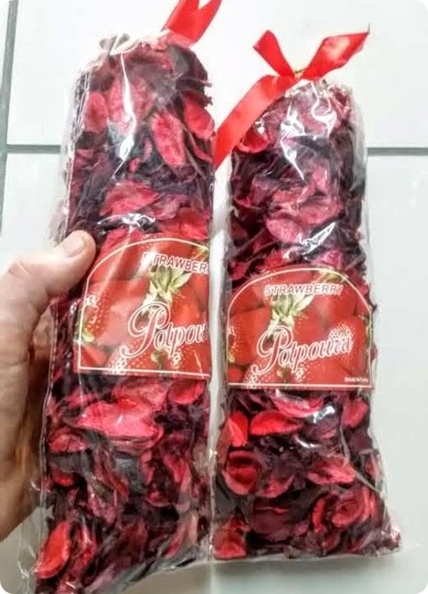 Yapay Kurutulmuş Kokulu Gül yaprağı 150 gr