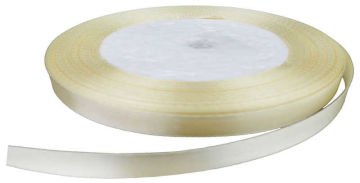 KURDELA SATEN KREM 6MM P250Yard-60