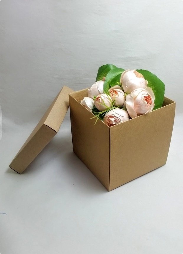 15x15x15 cm Kraft Komple Karton Kutu