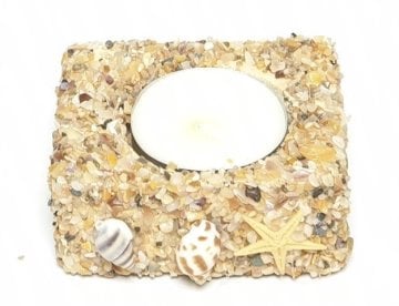12 Adet Kumlu Tealight Mum