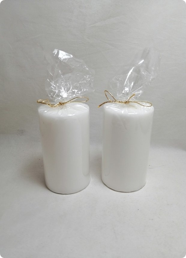 12x7 cm Mat Renk Büyük Mum