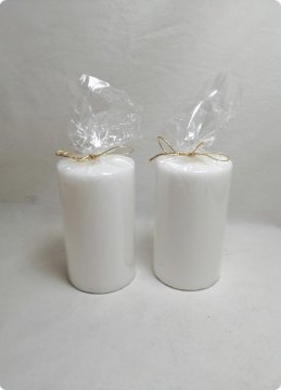 12x7 cm Mat Renk Büyük Mum