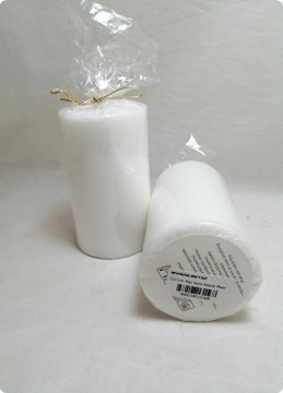 12x7 cm Mat Renk Büyük Mum