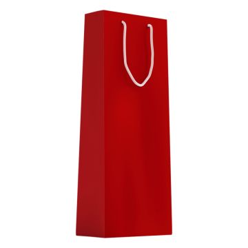 24'lü 12x35x8 Cm Mat Kırmızı Karton Çanta