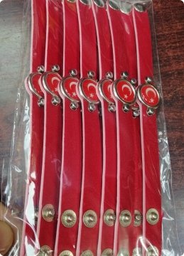 10 Lu Ay Yıldız Deri Kademeli Bileklik