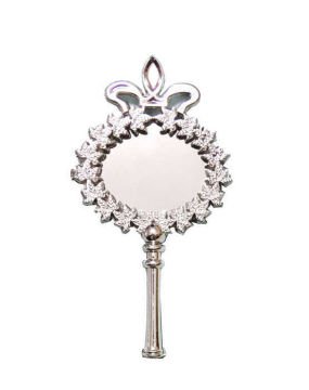 AYNA ÇİÇEKLİ PLASTİK GÜMÜŞ P25-600