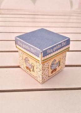 Baskılı Baskısız Küp Karton Kutu 5x5x5 cm
