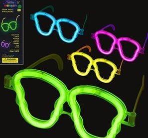 Glow Partisi Fosforlu Gözlükler 6 Renk 6 Adet