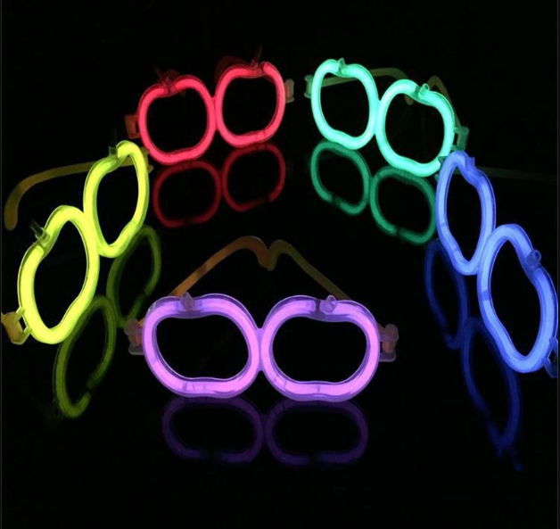 Glow Partisi Fosforlu Gözlükler 6 Renk 6 Adet