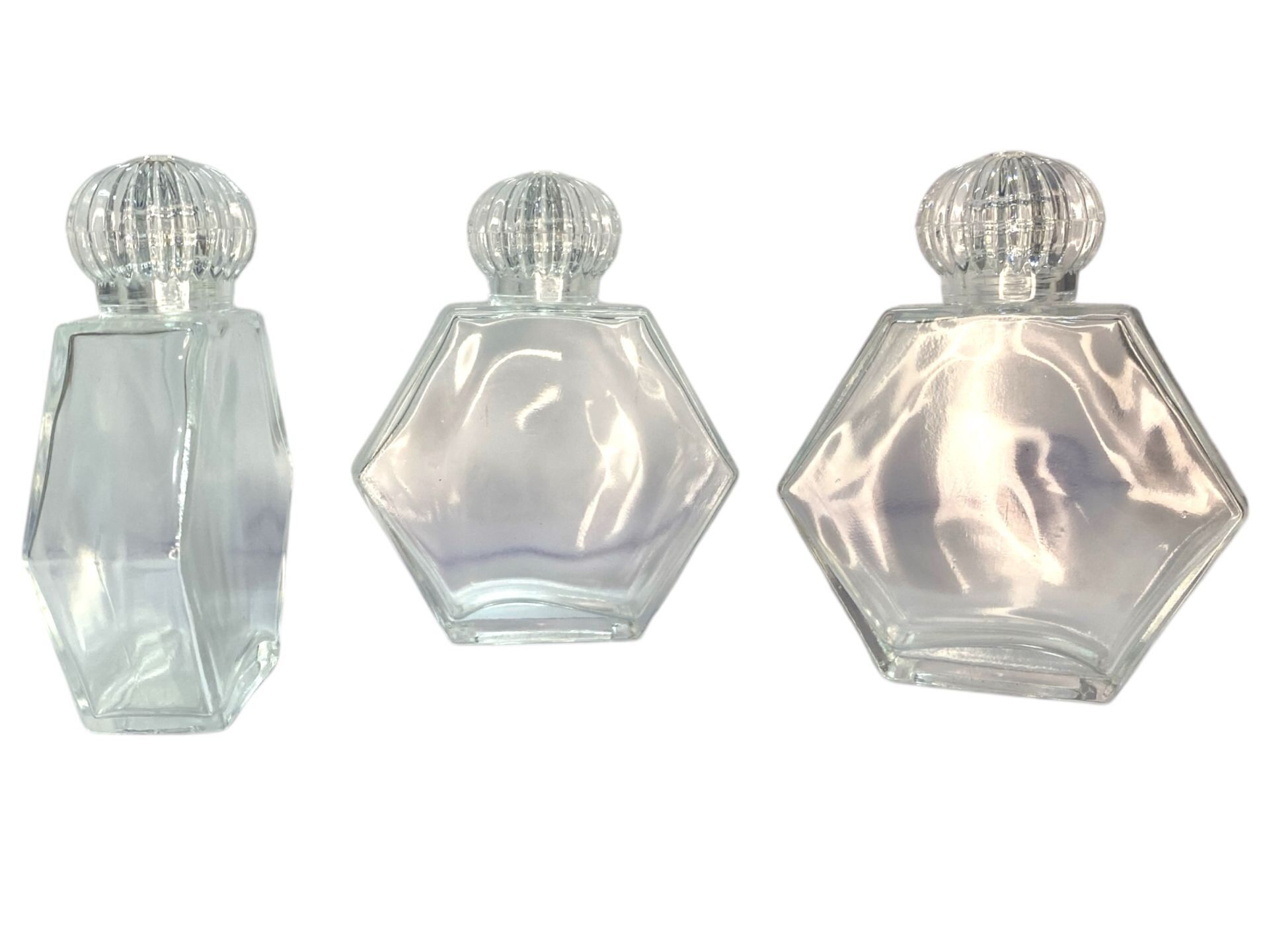 50 Cc Altıgen Cam Şişe ( Koli ile ) 144 LÜ KOLİ