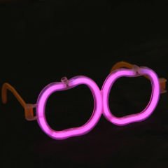 Glow  Elma Gözlük - Glow Partisi Gözlüğü - Glow Stick Gözlük 12 Adet