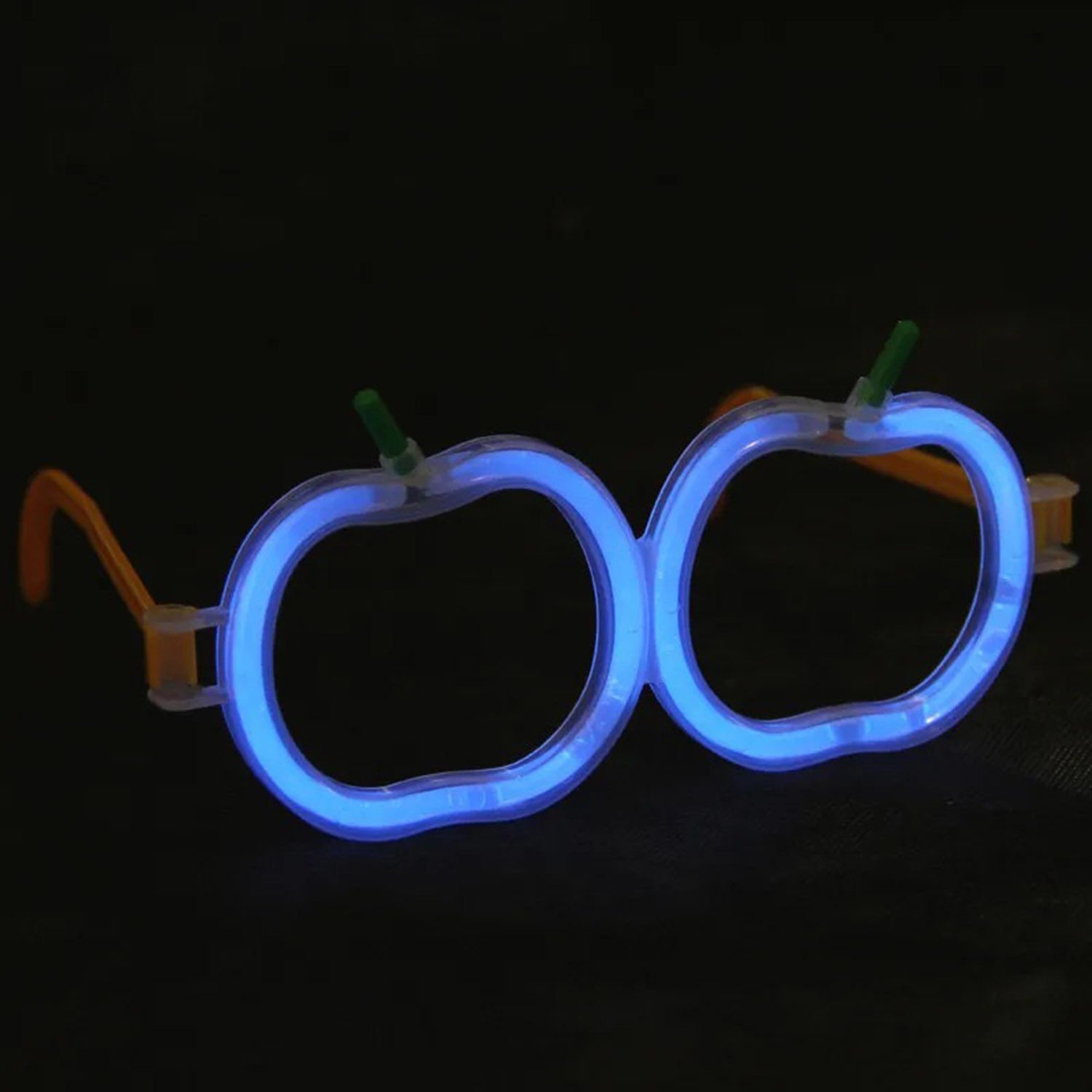 Glow  Elma Gözlük - Glow Partisi Gözlüğü - Glow Stick Gözlük 12 Adet