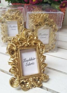 10 lu Polyester Çerçeve Oymalı Barok Kare (kampanyada)