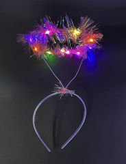Led Işıklı Yanar Söner 3 Fonksiyonlu Melek Hare Taç Pembe Renk