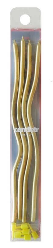 MUM METALİK BURGULU 20 CM ALTIN PK:4 KL:100