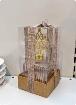 Altı Karton Asetat kutu  50 li