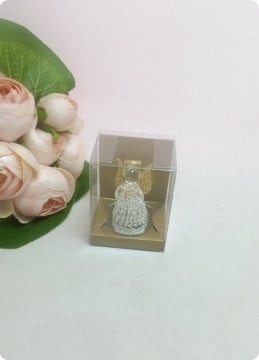 Cam Melek Obje (Altın Asetat Kutulu)