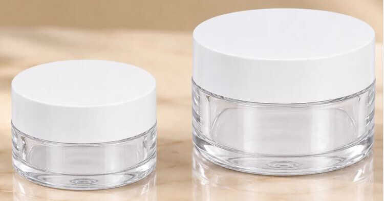 KUTU PLASTİK KREM KAVANOZU 10 ML BEYAZ KAPAK PK:25