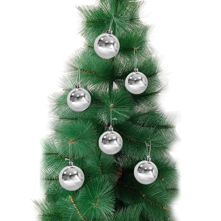 12 Lİ 3 CM Boru Cici Top Yılbaşı ağaç süsü