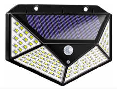 Solar Hareket Sensörlü Duvar Lambası 100 Led MZ-303