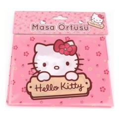 Hello Kitty Temalı Plastik Masa Örtüsü 120x180 cm
