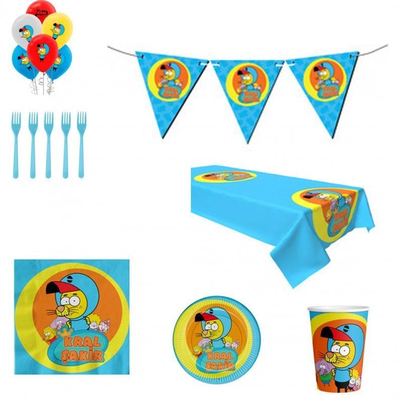 100 lü Kral Şakir Lisanslı Balon
