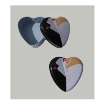 gelin damat metal kalp kutu