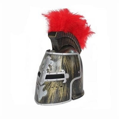 Medieval Knight Başlığı Gümüş Renk