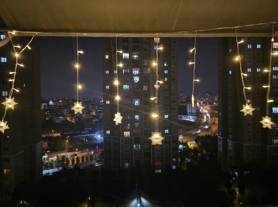 Yıldız 4mt 96 Led Işıklı (19 Saçak 40-50-60 cm)