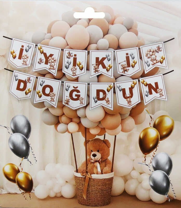 FLAMA İYİKİ DOĞDUN RETRO AYICIK PK:1 KL:300