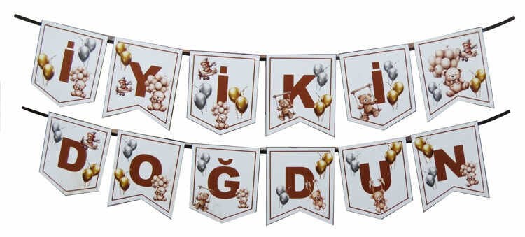 FLAMA İYİKİ DOĞDUN RETRO AYICIK PK:1 KL:300