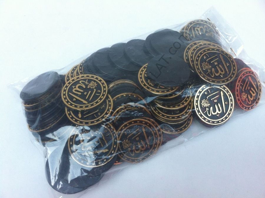 100 lü pvc (allah&muhammed yazılı) obje