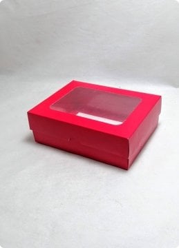 15x12x5 cm Pencereli Karton Asetat Kutu 20 li