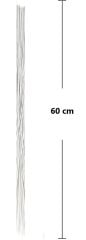 Roco Paper Çiçek Teli  No:18 (1.5mm) - 9 Adet 60 cm - Beyaz