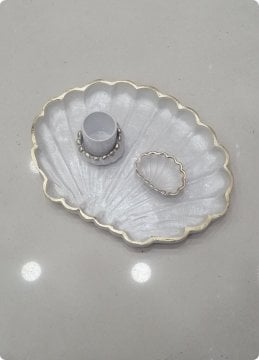 İstiridye Damat & Söz Tepsisi (2 li Set)