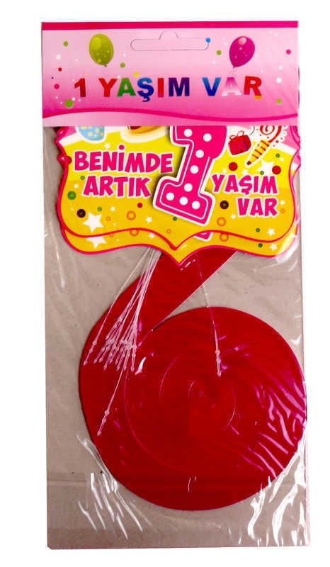 ORTA SÜS ASMALI BENİMDE 1 YAŞIM PEMBE pk10-300