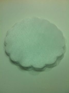 22 cm 100'lü KRİSTAL Tül (özel kesimli) / Düz