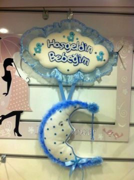Bebek odası kapı süsü