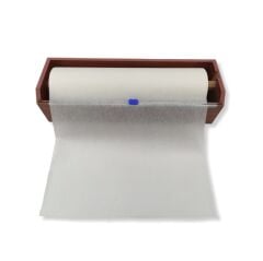 Sürgülü Bıçak Ve Ahşap Kutusu Ile Gelen Beyaz Pelur Kağıt 30 Cm X 150 Metre 18 gr./m.