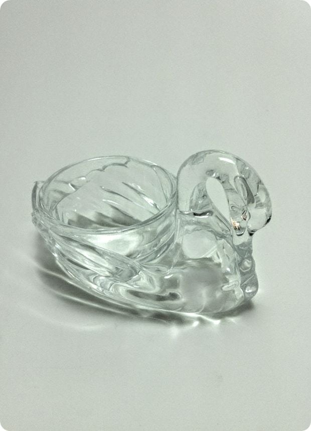 Pvc Kristal kuğulu mumluk