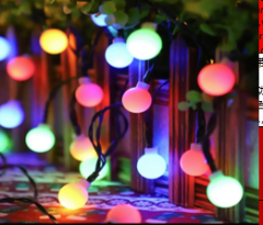 5mt 20 Led Beyaz Top RGB ışık