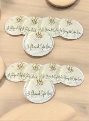 20 li 6 cm Şeffaf Pleksi üzerine Uv baskılı hediyelik magnet