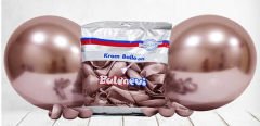 BALON KROM PARLAK 10 İNC ROSE GOLD PK:50 KL:35