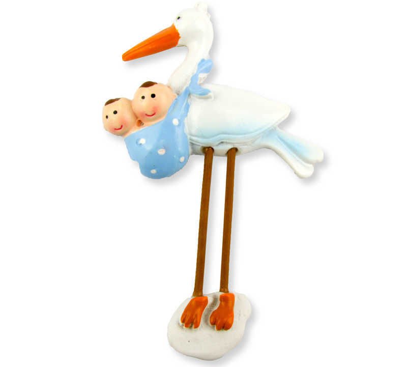 BEBEK İKİZ LEYLEKLİ UZUN MAVİ (2P-2M) P20-720