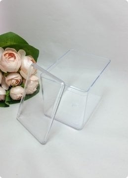 30 Lu Derin Boy Kristal Yüksek Kutu 9x12x10 Cm (Mika Pleksi Dikdörtgen)