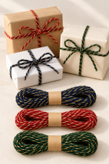 Twine İp Kırmızı Altın Laci Altın Yeşil Altın 3 x 10 mt.