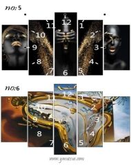 5 li Tablo & Duvar Saati(100*60cm) DUVAR SAATI