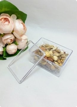 24 Lu Mini Boy Derin Kristal Kutu 6,5x9,5x5 Cm (Mika Pleksi Dikdörtgen)