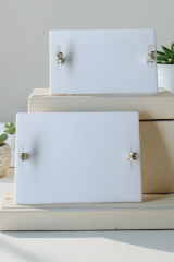 Mika Dikdörtgen Nişan tepsi seti